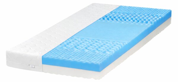 ECOMATRACE Masáž Relax 17 cm zónová oboustranná matrace z profilované pěny 80x200