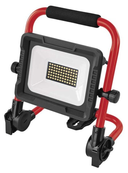 EMOS LED reflektor ELION 30W, červeno-černý, IP65, 4800 lm, neutrální bílá