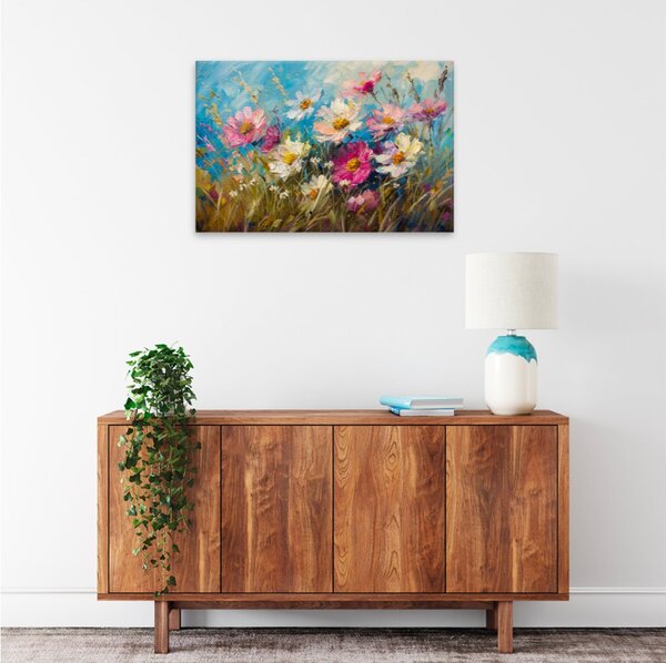 Obraz na plátně - Květinová symfonie - 120x80 cm