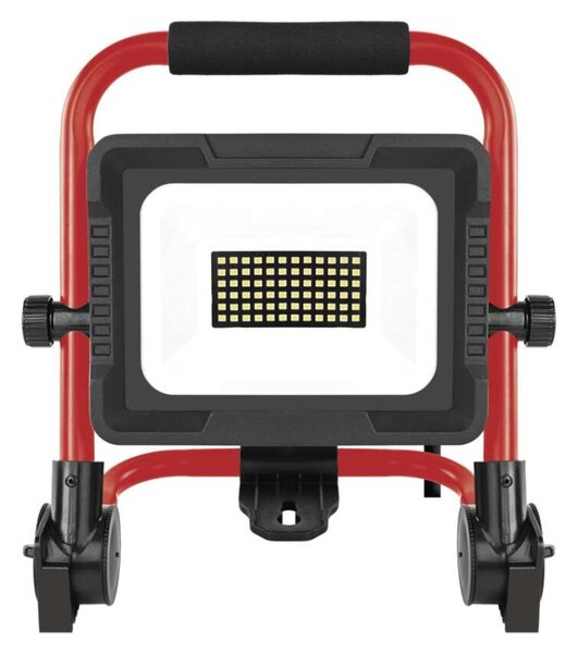 EMOS LED reflektor ELION 30W, červeno-černý, IP65, 4800 lm, neutrální bílá