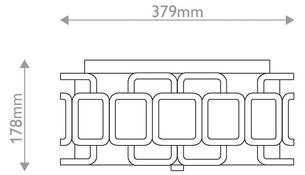 HINKLEY Stropní světlo Sabina, černé, Ø 38 cm, kov/textil, 3 x E27, stmívatelný, Černá, Obývací pokoj / jídelna, kov, Moderní