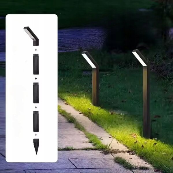 LEDsolar Měsíční cesta venkovní světlo do země 4 ks, bezdrátové, iPRO, 1,7W, teplá barva