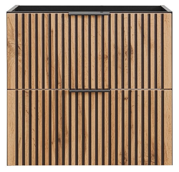 Koupelnová sestava XILO | dub wotan Typ: Skříňka pod umyvadlo XILO DUB WOTAN 82-60-D-2S / 62 x 57 x 46 cm