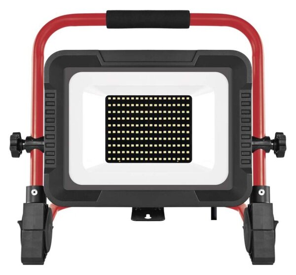 EMOS LED reflektor ELION 100W, červeno-černý, IP65, 16 000 lm, neutrální bílá