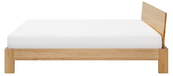 Postel Borovicové dřevo ROYAN 160 x 200 cm Světle hnědá