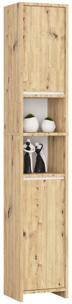 Ak furniture Koupelnová skříňka UNI 180 cm dub artisan/bílá