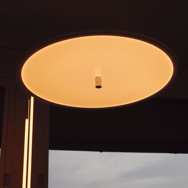 Flos F1903009 My Disc, matně bílé závěsné svítidlo, 44W LED 2700K, průměr 60cm