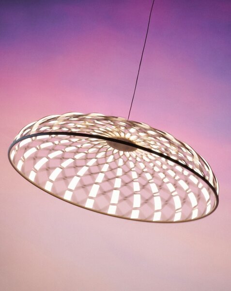 Flos F6392017 Skynest suspension, béžové závěsné svítidlo, 78W LED 2700K stmívatelné, prům. 90,4cm
