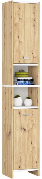 Ak furniture Koupelnová skříňka BETI 180 cm dub artisan/bílá