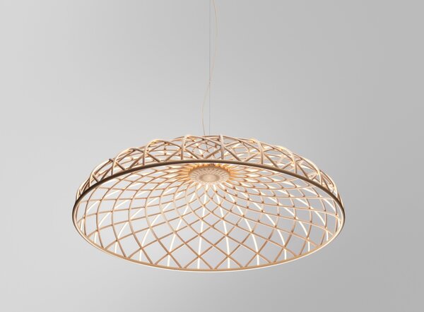 Flos F6392017 Skynest suspension, béžové závěsné svítidlo, 78W LED 2700K stmívatelné, prům. 90,4cm