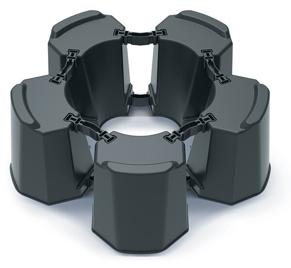 Prosperplast Podstavec pod sud na dešťovou vodu MODULAR BASEWAN SET I antracit