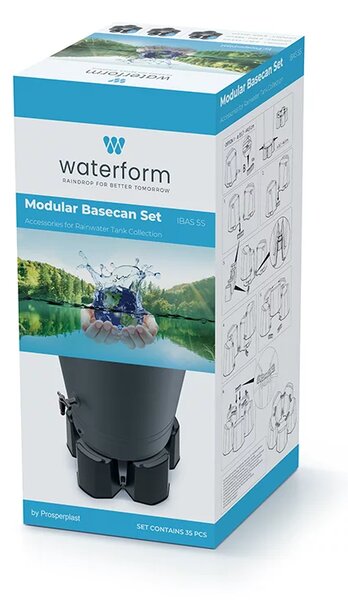 Prosperplast Podstavec pod sud na dešťovou vodu MODULAR BASEWAN SET I antracit