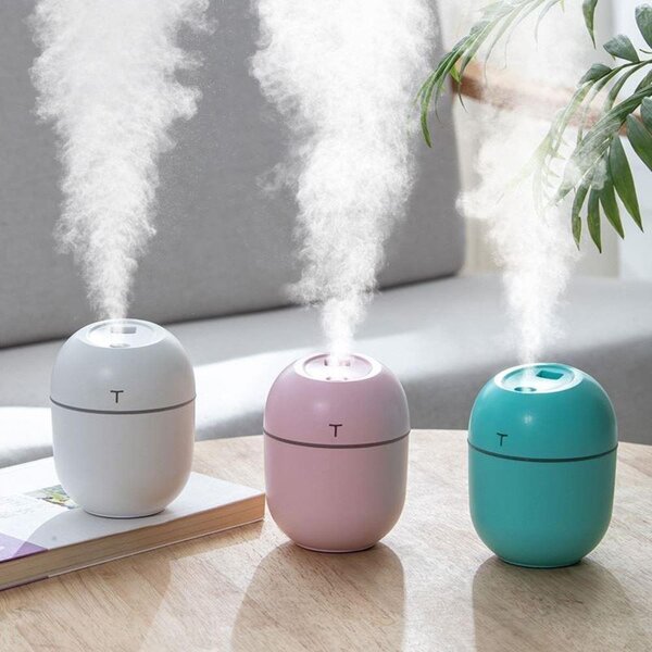 4Leaders Aroma difuzér a zvlhčovač vzduchu bílý 10×7,8×7,8 cm