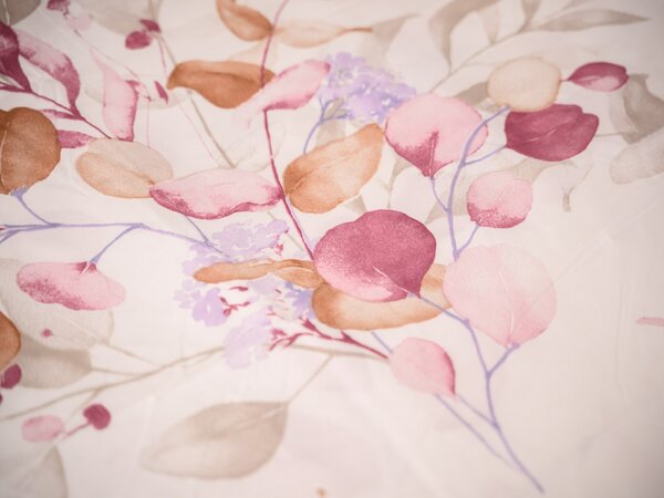 Povlečení z mikrovlákna FLORANY bílé Rozměr povlečení: 70 x 90 cm | 140 x 220 cm