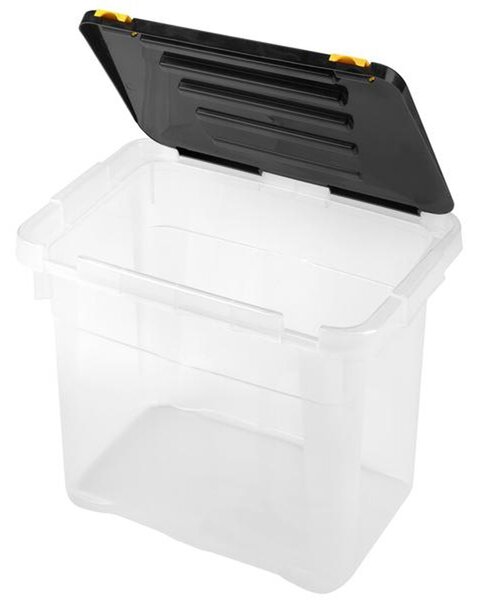 Heidrun Plastový úložný box s víkem One 18l