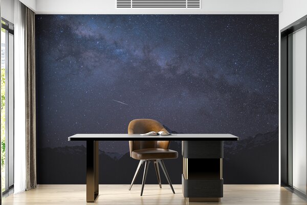 Fototapety Mléčná dráha nad horami, Fototapety obloha, u21477 : uwalls.cz