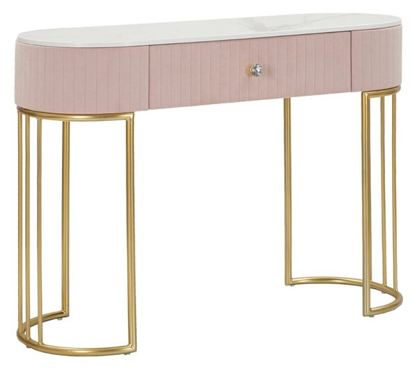 Designová konzole Hadassah 100 cm růžová