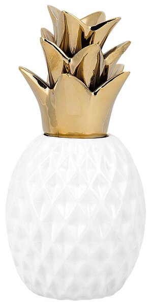 Dekorativní figurka Ananas TYANA Keramika Bílá