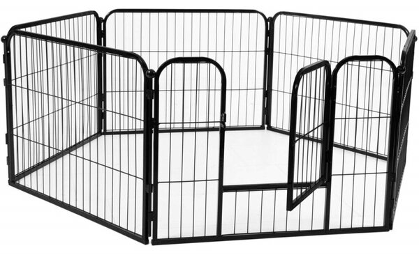 Skladací ohrádka pro psa - výběh pro štěnata 147x60 cm SPRINGOS PA1003