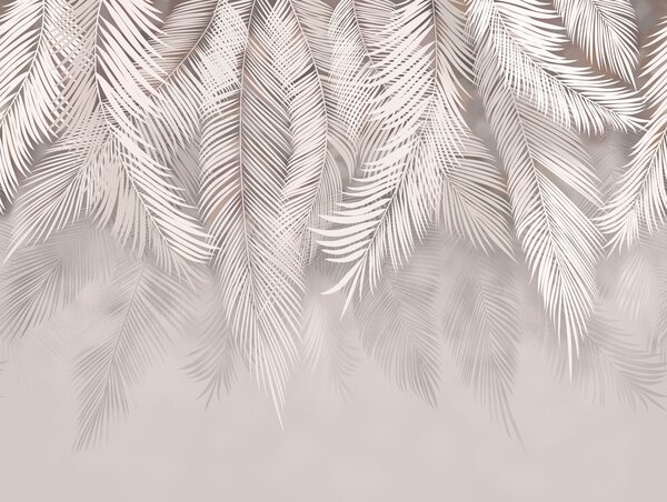 Fototapety Jemné opadávající listy, Fototapety les, Fototapety tropické, u48556v5 : uwalls.cz