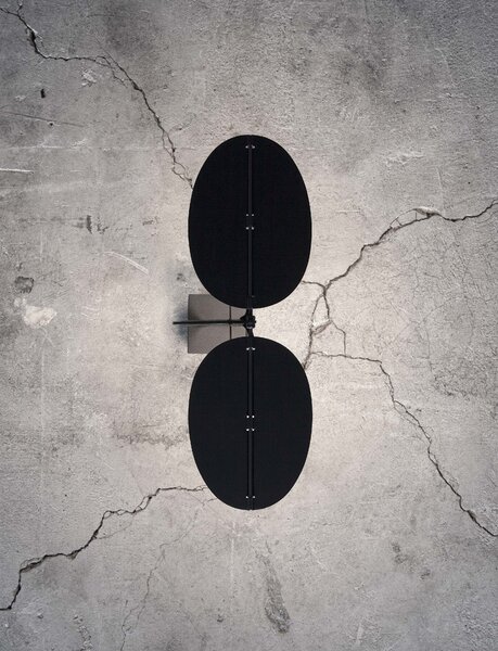 Ambientec Sage Black, přenosná černá lampička, LED 2200-2400K dotykové stmívání, výška 29,9cm