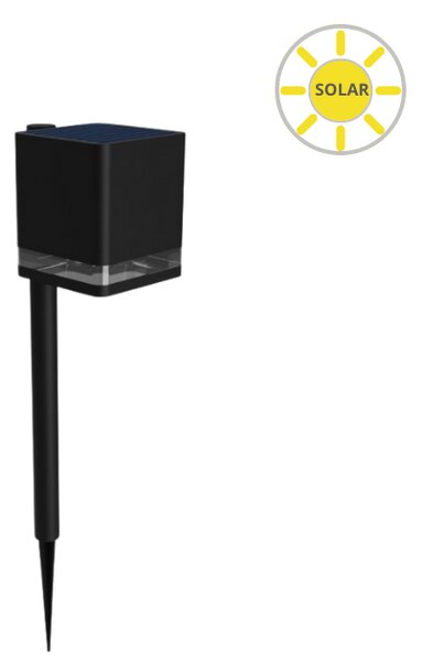 Philips 8720169386839 Virona solární stojanové svítidlo/sloupek zapichovací LED V403mm + hrot137mm 1,8W/200lm 2700K IP44 černá