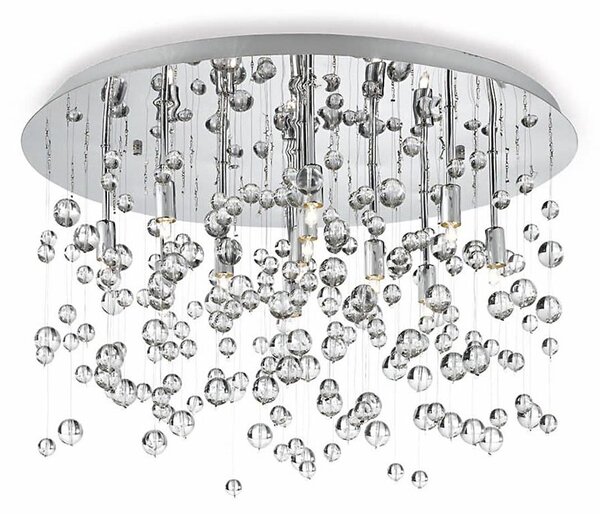 Ideal Lux - LED Stropní svítidlo NEVE 8xG9/3W/230V pr. 40,5 cm chrom