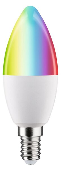 P 29146 Standard 230V Smart Home Zigbee 3.0 LED svíčka E14 5W RGBW+ stmívatelné mat - PAULMANN