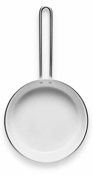 Eva Trio White Line Hluboká pánev s keramickým nepřilnavým povrchem 24 cm, bílá, bez PFAS, na indukci, do trouby do 400 °C, Eva Solo