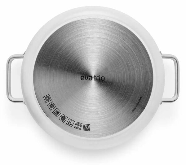 Eva Solo hrnec 16 cm White Line Ceramic 2,5 l nepřilnavý – nepřilnavý hrnec s keramickým povrchem