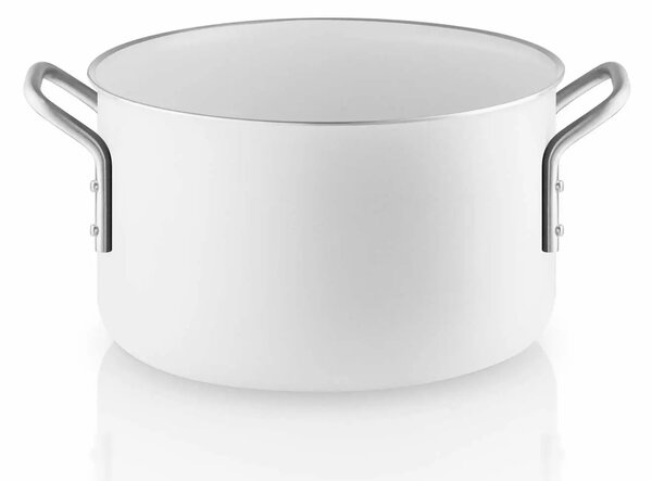 Eva Solo hrnec 20 cm White Line Ceramic 3,8 l nepřilnavý – hrnec s keramickým povrchem pro vaření