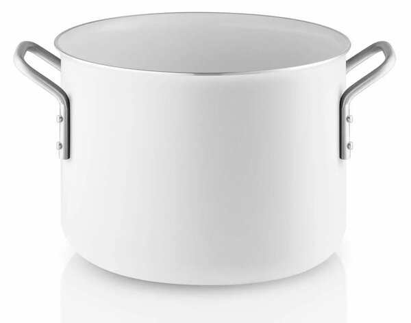 Eva Solo hrnec 20 cm White Line Ceramic 4,8 l nepřilnavý – keramický hrnec pro zdravé vaření
