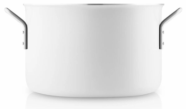 Eva Solo hrnec 24 cm White Line Ceramic 7 l nepřilnavý – velký hrnec pro vaření a přípravu jídel