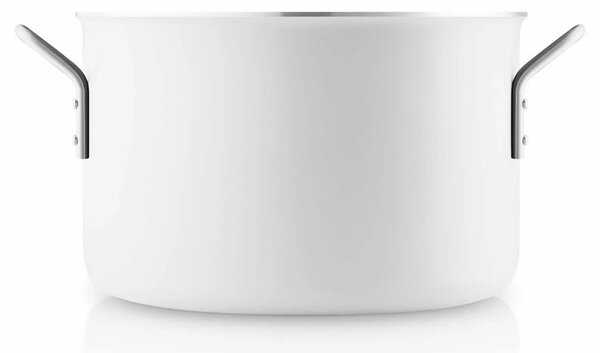 Eva Solo hrnec 24 cm White Line Ceramic 7 l nepřilnavý – velký hrnec pro vaření a přípravu jídel