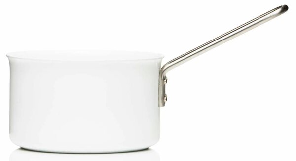 Eva Solo omáčník 16 cm White Line Ceramic 1,8 l nepřilnavý – rendlík s keramickým povrchem pro omáčky