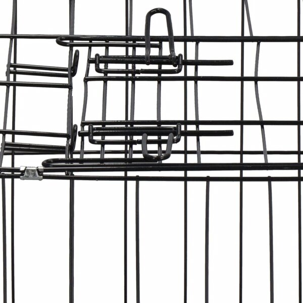 Klec pro zvířata 130x70x61 cm kovová SPRINGOS PA1082