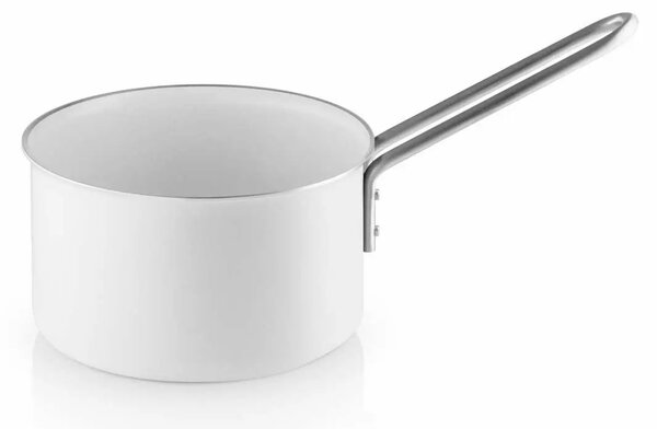 Eva Solo omáčník 16 cm White Line Ceramic 1,8 l nepřilnavý – rendlík s keramickým povrchem pro omáčky