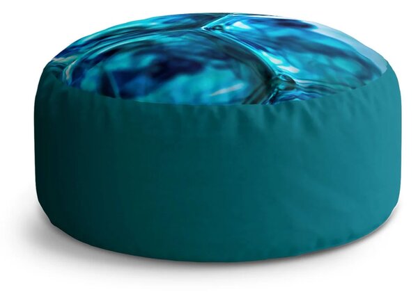 Sablio Taburet Circle Modré bubliny: 38x48 cm