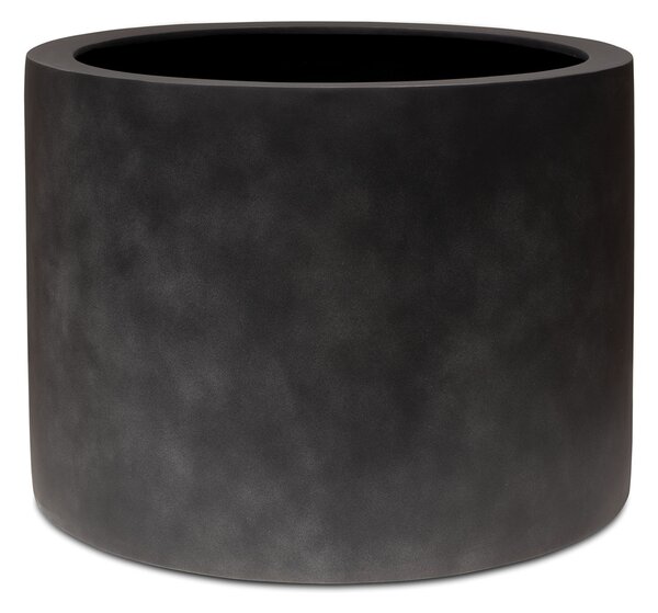 Cylindrický květináč Division Lite - válec, průměr 47/60/80 cm, výška 30/40/60 cm, šedá, antracitová Barva:: černá, Rozměr:: Ø 80cm - výška 60cm