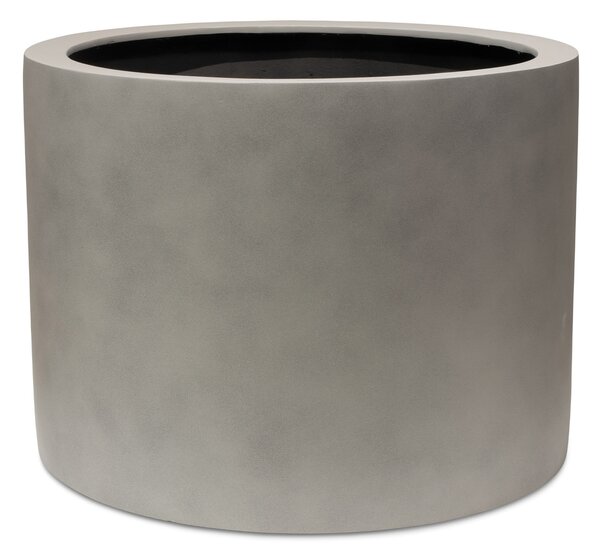 Cylindrický květináč Division Lite - válec, průměr 47/60/80 cm, výška 30/40/60 cm, šedá, antracitová Barva:: šedá, Rozměr:: Ø 80cm - výška 60cm