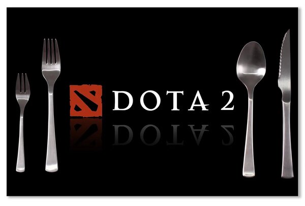 Sablio Prostírání DOTA 2 Černá: 40x30cm