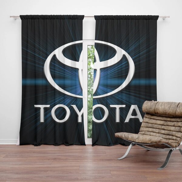 Sablio Závěs Toyota Blue Glow: 2ks 140x250cm