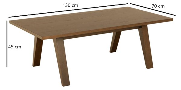 Actona Konferenční stolek A-LINE 130 cm kouřový dub