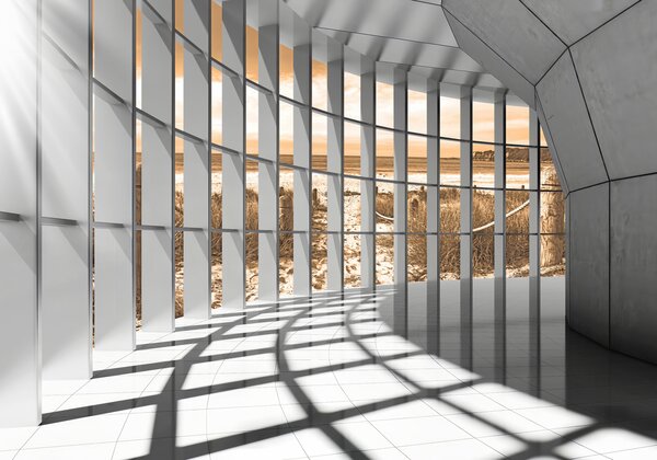 Fototapety Podlaha, podlaha a zařizovací předměty, Fototapety 3D, Fototapety 3d tunel, u70513v3 : uwalls.cz