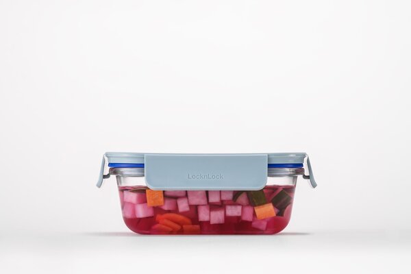 Skleněná zapékací miska s víkem LOCK 750ml borosilikát