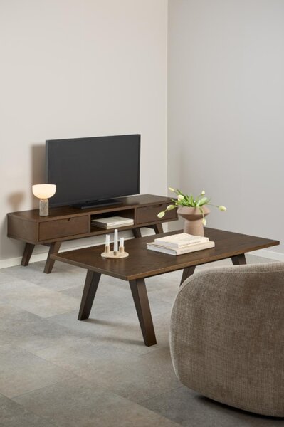 Actona TV stolek A-LINE 150 cm kouřový dub