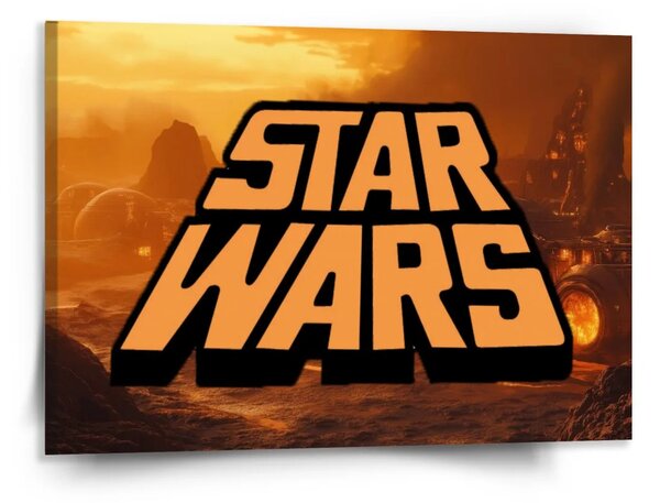 Sablio Obraz Star Wars Lávová planeta - 150x110 cm