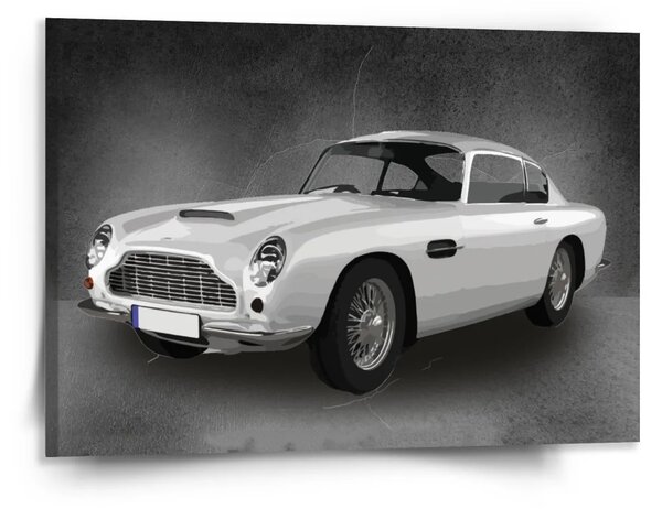Sablio Obraz Aston Martin Tmavé pozadí - 150x110 cm