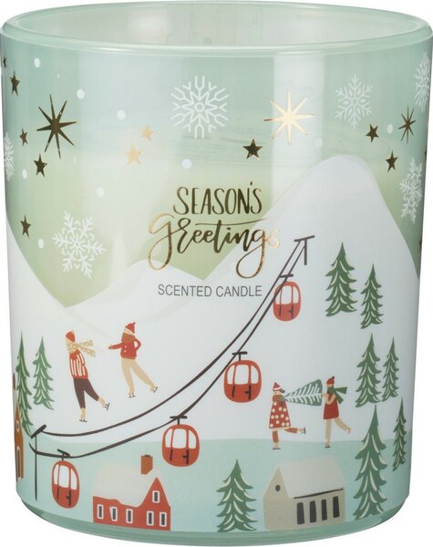 Vonná svíčka Winter Fun, vůně Grib Forest, 270 g