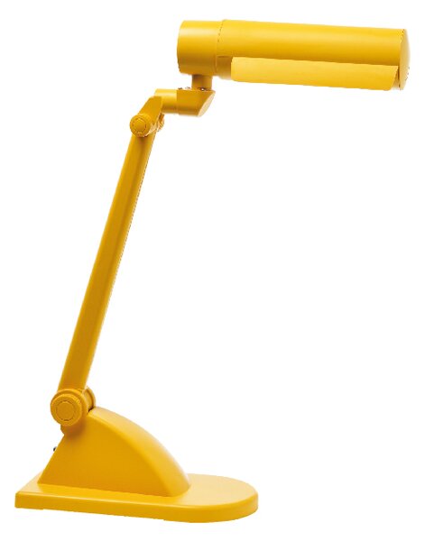 ACA DECOR Retro stolní lampa HIPSTER, žlutá barva